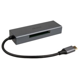 Card Reader AKASA USB 3.2 Gen1 Type-C 3-in-1 Gri