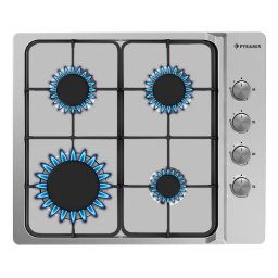 Plita Gaz Pyramis 4102 4 Arzatoare Inox