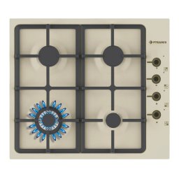 Plita Gaz Pyramis 60KF 871 Rustic Ivory