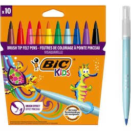 Set Marker BIC Lavabile 10 Bucati Multicolor