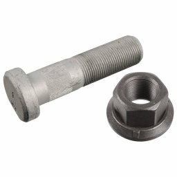 Bolt Roata FEBI 06465 M22 x 1.5 cu Piulita Argintiu
