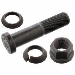 Bolt Roata FEBI 06280 cu Piulita si Saibe M20 x 1.5 Negru