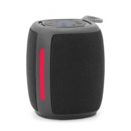 Boxa Portabila Gembird SPK-BT-LED-03-BK Baterie 1200mAh microSD USB Radio FM BT 5.1 Iluminare LED RMS 5W Negru