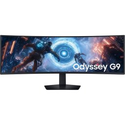 Monitor LED Gaming Curbat Samsung Odyssey G9 G91F LS49FG910EUXEN 49 inch DQHD VA 1ms 144Hz Black