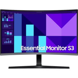 Monitor LED Curbat Samsung Essential S3 LS27D392GAUXEN 27 inch FHD VA 4ms 100Hz Black