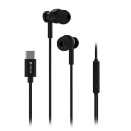Casti Devia CASCA STEREO 1.2M CU MUFA TIP C - NEGRU