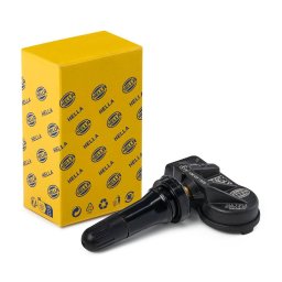 Sistem Monitorizare Presiune Pneuri HELLA 6PP 358 139-461 Senzor TMPS cu Valva Cauciuc Necesita Programare / Actualizare la Montaj Negru