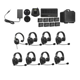 Sistem Intercom Wireless pentru 8 Persoane Saramonic WiTalk WT8S Full-Duplex 1.9GHz Casti Single-ear Negru
