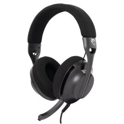 Casti Gaming cu Fir White Shark PARROT Stereo pentru PC / PS4 / PS5 / Xbox / MAC Negru