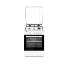 Aragaz Heinner HFSC-SME66IWH Gaz 4 Arzatoare Aprindere Electrica Plita Siguranta Alb