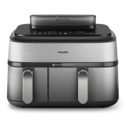 Friteuza Philips NA 555/00 Non-fat 9L Argintiu