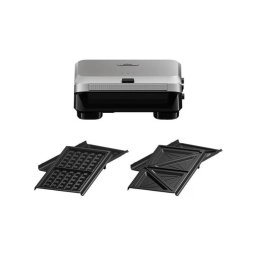 Sandwich-Maker Braun SM5005 800W 2 Seturi Placi Detasabile Invelis Antiaderent Premium Argintiu-Negru
