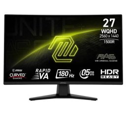 Monitor LED Gaming Curbat MSI MAG 274CQF 27 inch QWHD 27 inch VA 0.5ms 180Hz Black