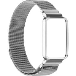 Curea Dingcheng Resigilata Pentru Xiaomi Band 7 Pro Argintiu