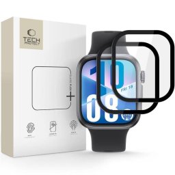 Accesoriu smartwatch TECH-PROTECT Glass Flex+ compatibil cu Huawei Watch Fit 3 Black
