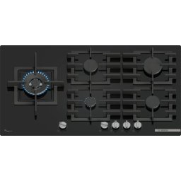 Plita Incorporabila Pe Gaz Bosch PPM9A6I40 5 Arzatoare Flame Select 90CM Quartz Negru