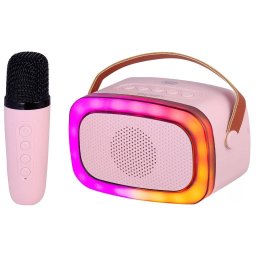 Boxa Portabila TREVI Bluetooth XR8A01 Mini 10W Microfon Roz