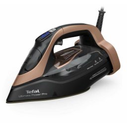 Fier de Calcat Tefal Ultimate Power Pro FV9E50E0 Rezervor Apa 350ML Filtru Anticalcar Panou Comanda LED 3200W Negru/Rose