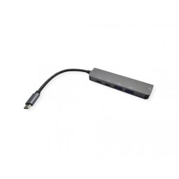 Docking Station VALUE USB type C la HDMI 4K60Hz/2xUSB 3.2-A/USB type C + PD Gri