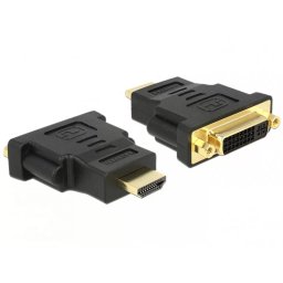 Adaptor Delock HDMI la DVI-I Dual Link 24+5 pini T-M Negru
