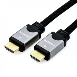 Cablu ROLINE HDMI High Speed + Ethernet T-T 10m Negru