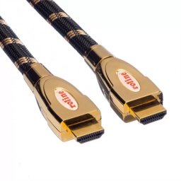 Cablu ROLINE HDMI 4K GOLD Ultra HD Cable + Ethernet 3m Negru