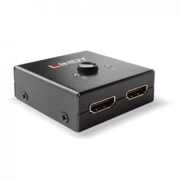 Switch Lindy HDMI 4K@60Hz Bidirectional 2 Porturi Negru