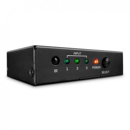 Switch Lindy HDMI 3 Porturi 4K@60Hz Negru