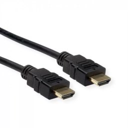 Cablu ROLINE HDMI High Speed cu Ethernet 4K@30Hz TPE T-T 1m Negru