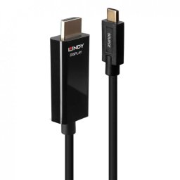 Cablu Lindy USB Type C la HDMI 4K60Hz cu HDR T-T 5m Negru