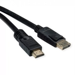 Cablu ROLINE Displayport la HDMI 4K60Hz T-T 7.5m Negru