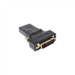 Adaptor InLine Rotativ HDMI DVI-D M-T 17660W Negru