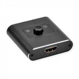 Switch ROLINE HDMI 2 porturi 4K60Hz Bi-Directional Negru