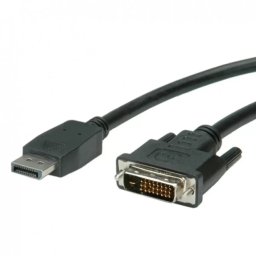 Cablu VALUE Displayport la DVI-D T-T 3m Negru