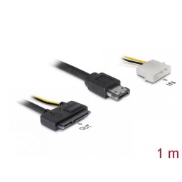 Cablu Delock eSATAp SATA 22-pini 12V 1m