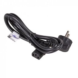 Cablu de Alimentare AKYGA AK-PC-12A PC C13 230V Unghi 90 Grade 3m Negru