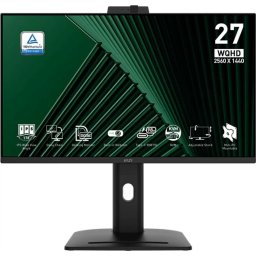 Monitor MSI PRO MP275QPDG 27inch IPS QHD 4ms 100Hz Negru