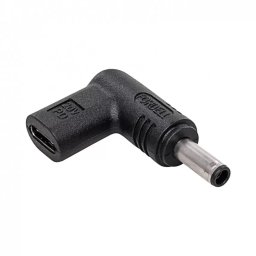 Adaptor Alimentare AKYGA AK-ND-C10 USB Type C la DC 4.5 x 3.0mm DELL M-T 18.5V-20V / 100W Negru