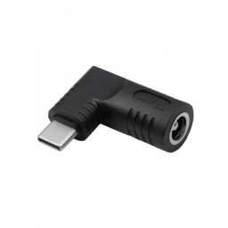 Adaptor AKYGA AK-ND-D05 USB Type C la DC 6.3 x 3.0mm 65W T-M Negru