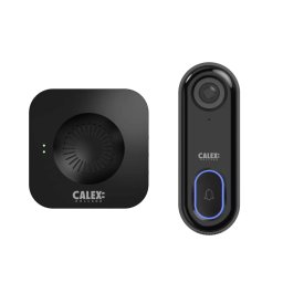 Sonerie Video Smart Calex 429270.1 Rezolutie 1080P cu Difuzor Wireless Negru
