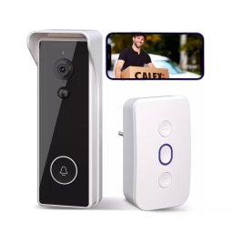 Sonerie Video Smart Calex 5501000801 Rezolutie 2K Wireless Negru