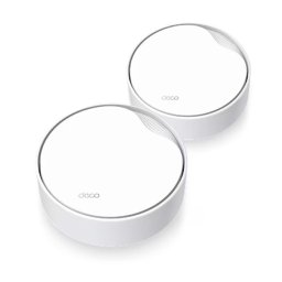Sistem Mesh Wi-Fi TP-Link Deco X50-PoE(2-pack) Dual-Band Wi-Fi 6 AX3000 Seamless Roaming Antivirus Control Parental Control Voca Alb