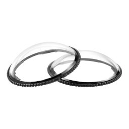 Set 2 Capace Protectie Lentile PULUZ PU988T pentru Insta360 X4 Transparent/Negru