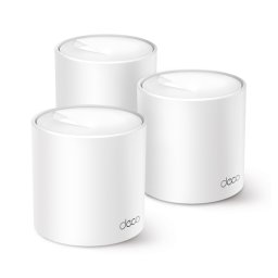 Sistem Mesh Wi-Fi TP-Link Deco X10 x3 buc. AX1500 Dual-Band Wi-Fi 6 Seamless Roaming Self-Healing Adaptive Path Antivirus Control Parental si Control Vocal Alb