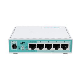 Router MikroTik HEX E50UG 512MB DDR3 5x10/100/1000Mbps 1xUSB 2.0 4 LAN/WAN 10W Alb