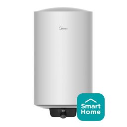 Boiler Electric Midea Seria Lume D80-15EFG Model Cilindric 80L Control Electronic Wifi 1500W Alb