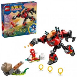 LEGO Sonic 77005 Knuckles vs. Dr. Eggman In The Mech Egg Crusher 8+ Ani 350 Piese