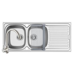 Set Chiuveta Pyramis Aurora 116 SM Baterie Bello Crom si Roll Up