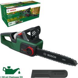 Fierastrau cu Lant Fara Fir Bosch Powertools AdvancedChain 36V 35-40 Solo Fara Baterie si Incarcator Verde/Negru