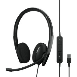 Casti EPOS ADAPT 160 USB II, headset (black, stereo, USB)